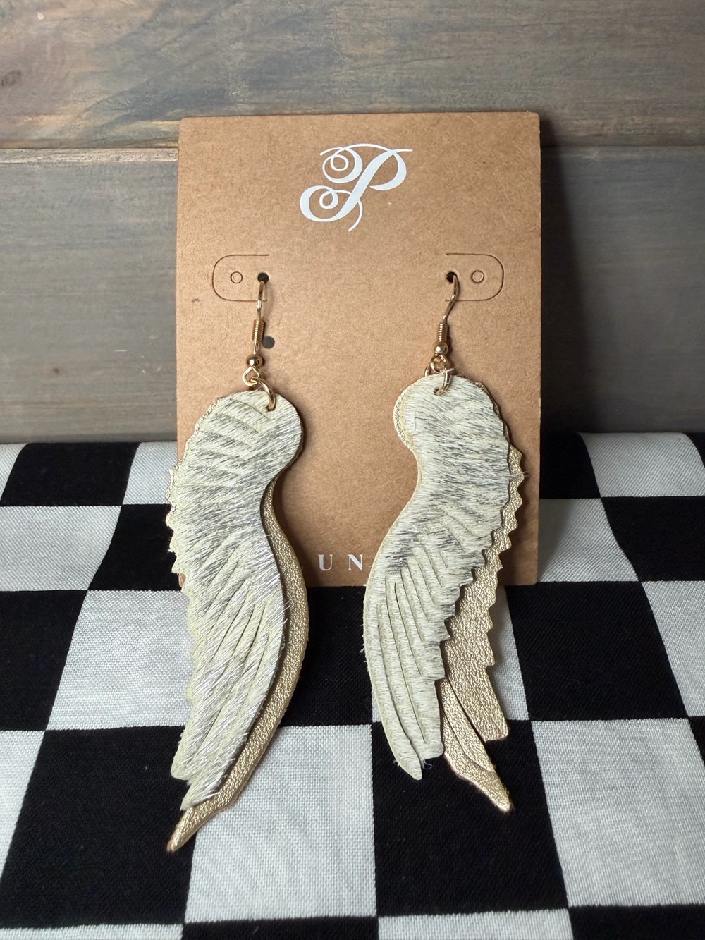 3/$10 Plunder Angel Wing Earrings